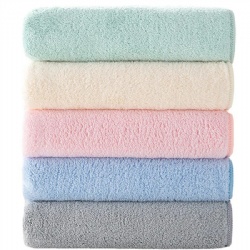 Quick-dry hypoallergenic custom roll Rectangle adult kid women Plain bath towel set hotel sport towel Microfiber bath towel