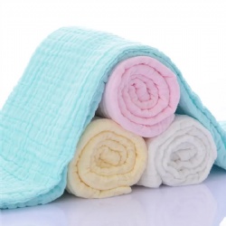 Infant Baby Kids Muslin Organic Cotton 6 Layers Gauze Bath Towel Newborn Toddler Boys Girls Swaddle Wrap Baby Towel and blanket