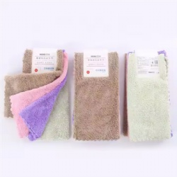 Custom Plain Solid Color Microfiber Towel Car Cleaning Cloth for supermarket