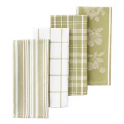 Customized Cotton Linen Jacquard Kitchen Tea Towels